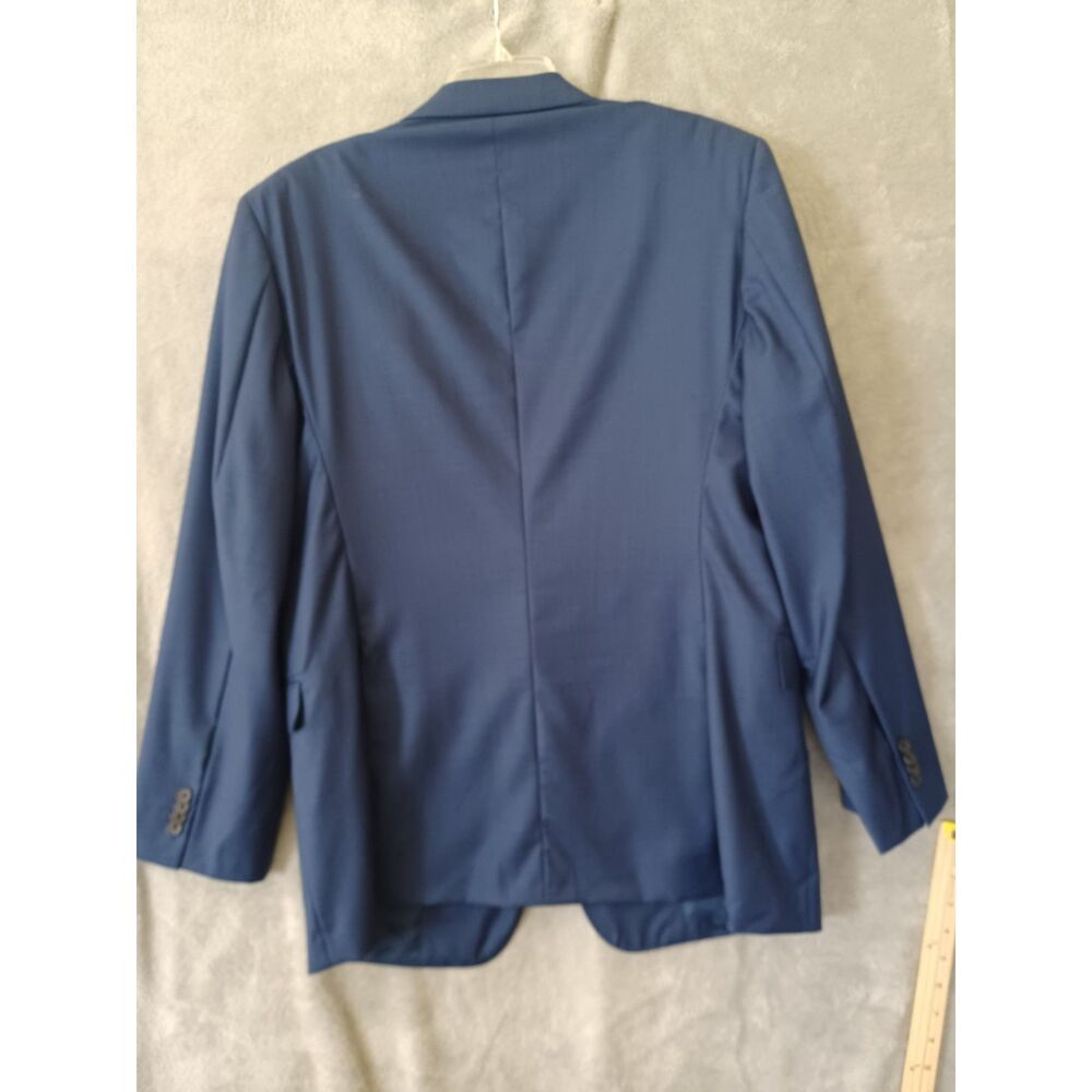 Brooks Brothers 1818 Regent Vitale Barberis Canonico Wool Sport Coat Blue 46R - Picture 6 of 8